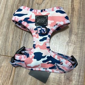 Sassy Woof Pink Camo Harness | Size XS | NWT